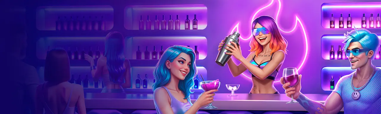 SlotRave promotional casino hero image